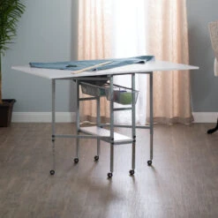 Hobby And Craft Height Adjustable Cutting Table With Drawers, White -Whole House Kitchenware af117c7003612b20 2772 w800 h800 b0 p0