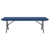 Correll 22-32" Adjustable Height Heavy Duty Blow-Molded Folding Table In Blue -Whole House Kitchenware af7199c7024d1f36 5373 w800 h800 b1 p0