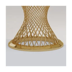 Modern Pedestal Dining Table Faux Marble Tabletop Golden Stainless Steel Frame -Whole House Kitchenware b0d1bc250ecba2b2 1899 w800 h800 b0 p0