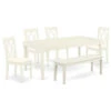 Atlin Designs 6-piece Wood Dining Set In Linen White -Whole House Kitchenware b121924d038873ff 9335 w800 h800 b1 p0