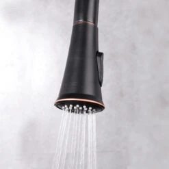 Single Handle High Arc Pull Out Kitchen Faucet In Oil Rubbed Bronze Finish -Whole House Kitchenware b131ddd50f209c6f 0097 w800 h800 b0 p0