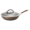 Symmetry Chocolate Hard-Anodized Nonstick 12" Covered Essential Pan