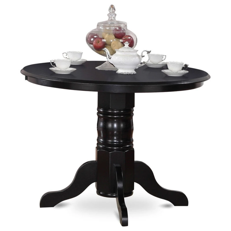 Shav5-Blk-Lc 5-Piece Dinette Set Dinette Table And 4 Dining Chairs 3 Shav5-Blk-Lc 5-Piece Dinette Set Dinette Table And 4 Dining Chairs