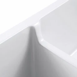 Sutton Place Reversible Farmhouse 55/45 Double Bowl Sink, Grid, Strainer, 33" -Whole House Kitchenware b3f13c3b0942c7f8 3884 w800 h800 b0 p0