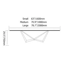 Stylish 79" Rectangle White Faux Marble Top Dining Table, Large -Whole House Kitchenware b6c1ea2e00f687fa 5275 w800 h800 b1 p0