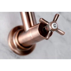 KS810ZXAC Millennium Wall Mount Pot Filler Kitchen Faucet, Antique Copper -Whole House Kitchenware b7214cab013a577f 0672 w800 h800 b0 p0