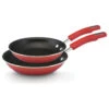 Hard Enamel Nonstick Twin Pack 9-1 And 4" And 11" Skillets, Red Gradient -Whole House Kitchenware b791d40906c34b5d 8677 w800 h800 b1 p0
