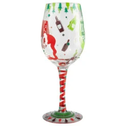 "Dreaming Of Wine Christmas" Wine Glass By Lolita -Whole House Kitchenware ba7140240e208143 9609 w800 h800 b1 p0