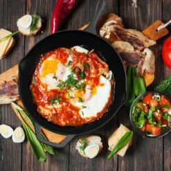 Pre-Seasoned Cast Iron Skillet- 12 Inch For Indoor And Outdoor Cooking -Whole House Kitchenware bbe1684809bbf13d 9222 w800 h800 b0 p0