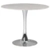 The Luna Dining Table, 36", Chrome, Midcentury, Round -Whole House Kitchenware bd01e0880e856ee4 0746 w800 h800 b1 p0