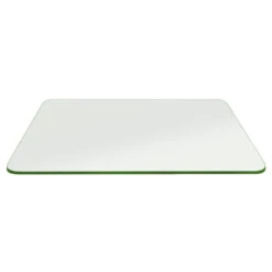 Rectangle Glass:30X60 Inch 1/4 Thick Flat Edge Tempered Eased Corners