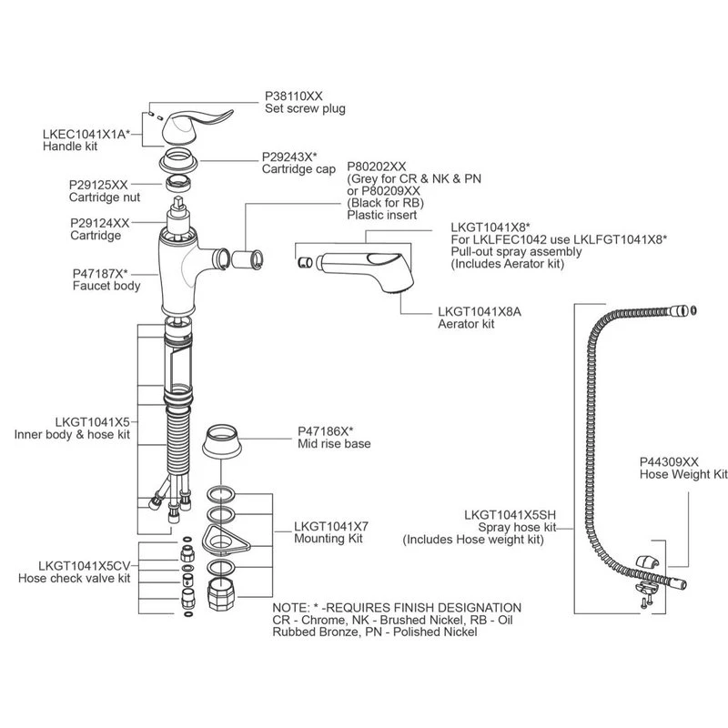 LKEC1042PN Explore Bar Faucet With Pull-Out Spray Polished Nickel 5 LKEC1042PN Explore Bar Faucet With Pull-Out Spray Polished Nickel - Image 3