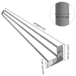 Yescom 34" Hairpin Legs Steel Rod Heavy Duty Furniture Leg Coffee Table Home 11 Yescom 34" Hairpin Legs Steel Rod Heavy Duty Furniture Leg Coffee Table Home -Whole House Kitchenware c391dfd80ec39ac8 3684 w800 h800 b1 p0