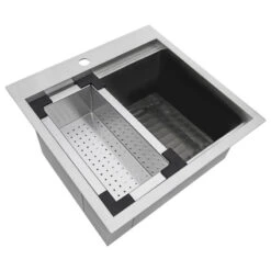 21-inch RV Workstation Drop-in Sink 16 Gauge Stainless Steel - RVH8221 -Whole House Kitchenware caa16dab00f5d0ea 2828 w800 h800 b1 p0