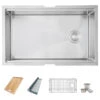 30"L X 19"L Single Bowl Undermount 16G Reversible Workstation Kitchen Sink 1 30"L X 19"L Single Bowl Undermount 16G Reversible Workstation Kitchen Sink -Whole House Kitchenware cdc11e020fbd003d 8484 w800 h800 b1 p0