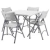 NPS BT3636 36x36" Modern Plastic Heavy Duty Folding Table In Speckled Gray -Whole House Kitchenware ce41f4dc00807897 7342 w800 h800 b1 p0