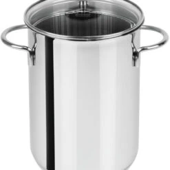 6.3" Cristel Mutine Collection Stainless Steel Asparagus Pot Stainless Steel