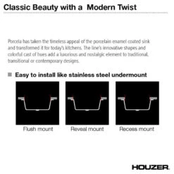 Porcela Steel Kitchen Sink, 31", Navy Blue -Whole House Kitchenware cfb1cec10682e832 6861 w800 h800 b1 p0