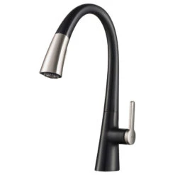 Nolen 2-Function Pull-Down 1-Handle 1-Hole Kitchen Faucet Spot Free Stainless MB