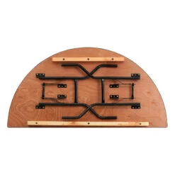 5-Foot Half-Round Wood Folding Banquet Table -Whole House Kitchenware d2615bf60e5813fc 8283 w800 h800 b1 p0