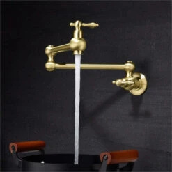 CRO Decor Pot Filler Faucet Brass Wall Mount In Gold -Whole House Kitchenware d311d931034cf24d 3113 w800 h800 b0 p0