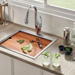 21-inch RV Workstation Drop-in Sink 16 Gauge Stainless Steel - RVH8221 -Whole House Kitchenware d32165ad00f5d0d9 2806 w800 h800 b0 p0