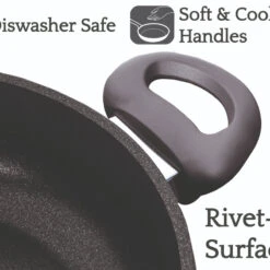 Saflon Titanium Nonstick Saute Use Pot With Glass Lid, PFOA Free, 5-Quart 9 Saflon Titanium Nonstick Saute Use Pot With Glass Lid, PFOA Free, 5-Quart -Whole House Kitchenware d4513f9a0b3292f6 2607 w800 h800 b0 p0