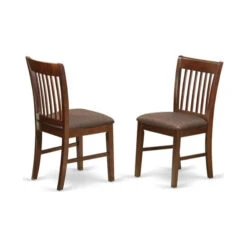 East West Furniture Capri 7-piece Wood Dining Table Set With Chairs In Mahogany -Whole House Kitchenware d621053202872105 6795 w800 h800 b1 p0