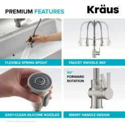 Britt 3-Function Pull-Down 1-Handle Kitchen Faucet BB (Model KPF-1691BB) -Whole House Kitchenware d631adc700e5eacb 3222 w800 h800 b0 p0