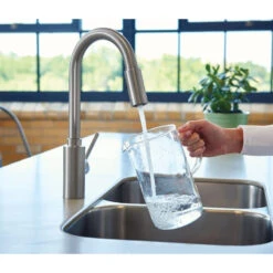 Moen 7882 Genta LX Pull-Down Spray Kitchen Faucet - Spot Resist Stainless -Whole House Kitchenware d721b32a005ea33f 6343 w800 h800 b0 p0