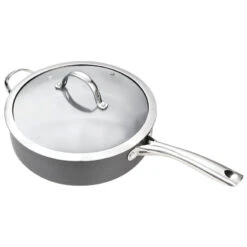 Cooks Standard 5Qt Hard Anodize Premium Grade Nonstick Saute Pan With Cover, 11" -Whole House Kitchenware d8a1f255044aecb3 6406 w800 h800 b1 p0