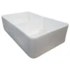 32" White Fireclay Farmhouse Kitchen Sink