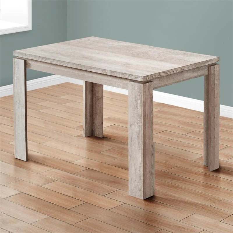 Dining Table 48" Rectangular Small Kitchen Dining Room Laminate Beige 4 Dining Table 48" Rectangular Small Kitchen Dining Room Laminate Beige - Image 2