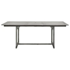 VidaXL Solid Acacia Wood Patio Dining Table (59.1"-78.7")x39.4" Garden Table 14 VidaXL Solid Acacia Wood Patio Dining Table (59.1"-78.7")x39.4" Garden Table -Whole House Kitchenware db713fb5028b1f15 1396 w800 h800 b1 p0