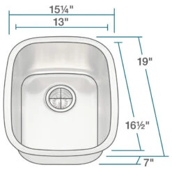 Polaris P5181-16 Stainless Steel Bar Sink 7 Polaris P5181-16 Stainless Steel Bar Sink -Whole House Kitchenware dca178190d4cdfb4 4985 w800 h800 b1 p0