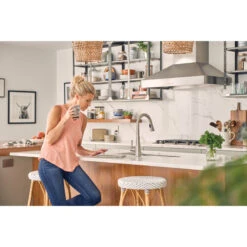 Moen Sleek 1-Handle High Arc Pulldown Kitchen Faucet, Spot Resist Stainless 27 Moen Sleek 1-Handle High Arc Pulldown Kitchen Faucet, Spot Resist Stainless -Whole House Kitchenware dd11e6da0d80e67a 0699 w800 h800 b0 p0