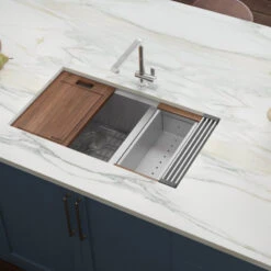 33-inch Workstation 60/40 Undermount 16 Gauge Stainless Steel Sink - RVH8356 20 33-inch Workstation 60/40 Undermount 16 Gauge Stainless Steel Sink - RVH8356 -Whole House Kitchenware e331c4fd0320c307 1918 w800 h800 b0 p0