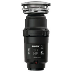 Moen GT33C GT Series 1/3 HP Continuous Garbage Disposal - Black