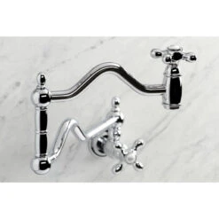 Kingston Brass KS2101AX Heritage Wall Mount Pot Filler, Polished Chrome 8 Kingston Brass KS2101AX Heritage Wall Mount Pot Filler, Polished Chrome -Whole House Kitchenware e5917ee0013a5689 1382 w800 h800 b0 p0