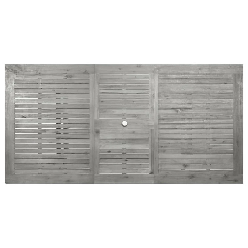 VidaXL Solid Acacia Wood Patio Dining Table (59.1"-78.7")x39.4" Garden Table 9 VidaXL Solid Acacia Wood Patio Dining Table (59.1"-78.7")x39.4" Garden Table - Image 7