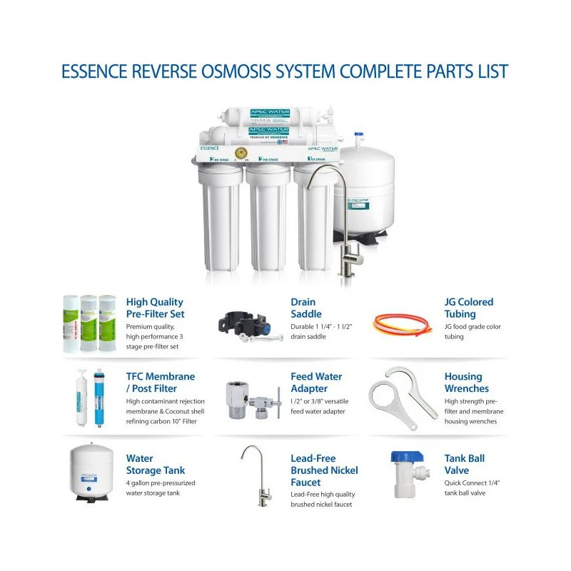 APEC Essence 5-Stage Reverse Osmosis Drinking Water Filter System 8 APEC Essence 5-Stage Reverse Osmosis Drinking Water Filter System - Image 6