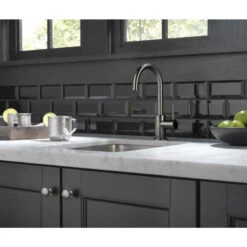 Delta Trinsic Contemporary Bar Faucet, Black Stainless, 1959LF-KS 7 Delta Trinsic Contemporary Bar Faucet, Black Stainless, 1959LF-KS -Whole House Kitchenware e6f12f6d0ce30745 1344 w800 h800 b0 p0