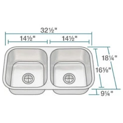 502A Equal Double Bowl Stainless Steel Sink, 16-Gauge, No Additional Accessories 9 502A Equal Double Bowl Stainless Steel Sink, 16-Gauge, No Additional Accessories -Whole House Kitchenware e72103450c41098c 1209 w800 h800 b1 p0