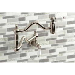 Kingston Brass KS2108PL Heritage Wall Mount Pot Filler, Brushed Nickel 8 Kingston Brass KS2108PL Heritage Wall Mount Pot Filler, Brushed Nickel -Whole House Kitchenware e941aafd013a5775 0391 w800 h800 b0 p0