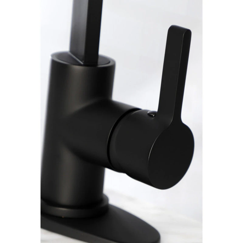 LS8610CTL Continental One-Handle 1-Hole Deck Mounted Bar Faucet, Matte Black 4 LS8610CTL Continental One-Handle 1-Hole Deck Mounted Bar Faucet, Matte Black - Image 2