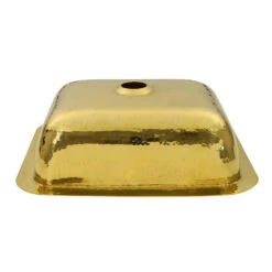 Nantucket Sinks 17.5"x14.5" Rectangle Undermount Bar Sink, Polished Brass -Whole House Kitchenware ea5144470ccc547d 0595 w800 h800 b1 p0