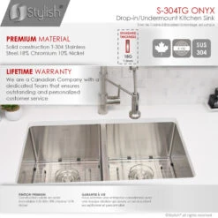 30"L X 18"W Stainless Steel Double Basin Dual Mount Kitchen Sink With Grids 26 30"L X 18"W Stainless Steel Double Basin Dual Mount Kitchen Sink With Grids -Whole House Kitchenware ea91253c00a6f930 5797 w800 h800 b0 p0