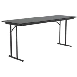 Correll 3/4" High Pressure Folding Seminar Table In Montana Granite