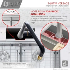 32 In Workstation Double Bowl Undermount Kitchen Sink With Built In Accessories -Whole House Kitchenware ed11a26f0fbdba72 8440 w800 h800 b0 p0
