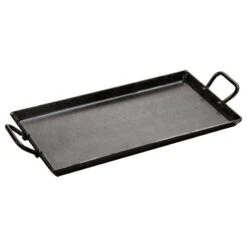 Lodge Pre-Seasoned Carbon Steel 18 X 10 Inch Rectangular Griddle